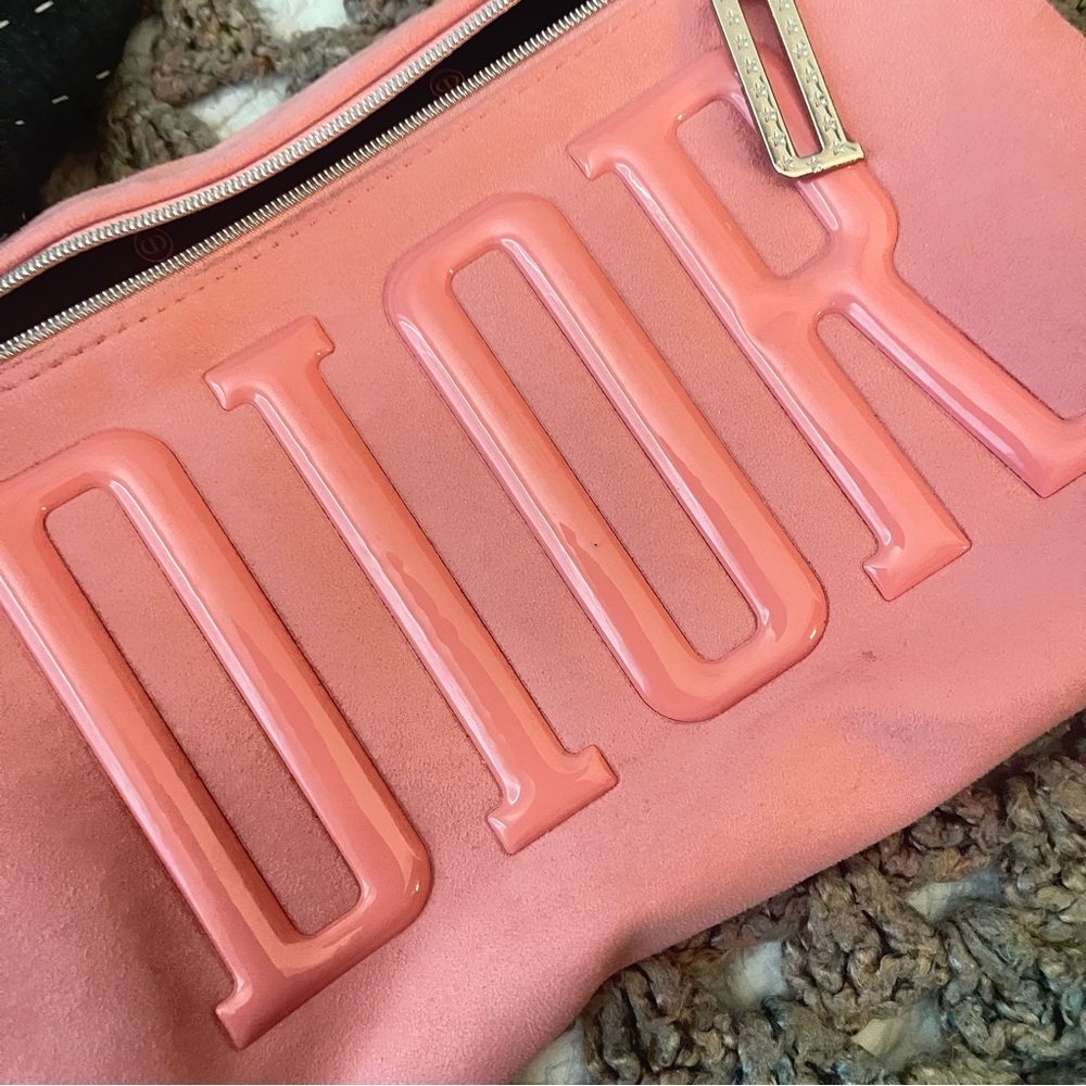 Dior Coral Pink Clutch